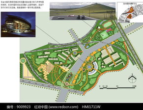 郑州景观大道节点六平面图